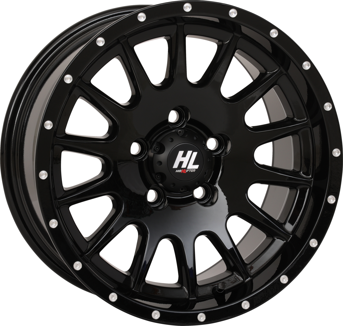 HIGH LIFTER Wheel - HL25 - Front/Rear - Black - 15x7 - 4/156 - 4+3 (+10 mm) 15HL25-1256