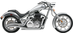 Speedster Swept F/S Chrome Hon Vtx1300c 04 09