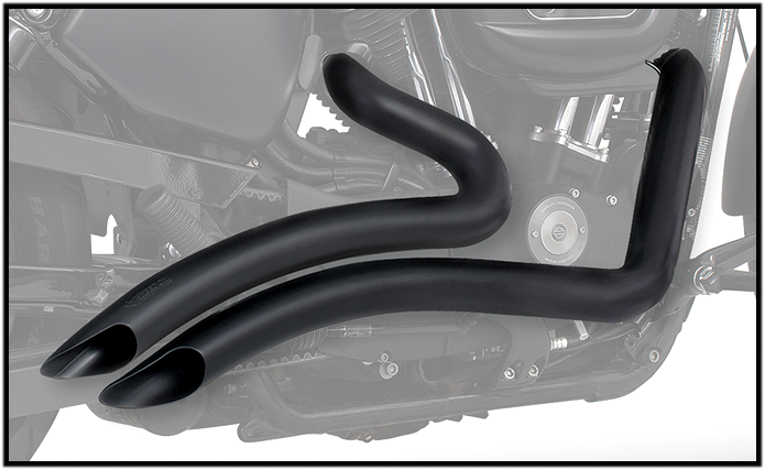 Sharp Curve Radius High Black `86 20 Sportster