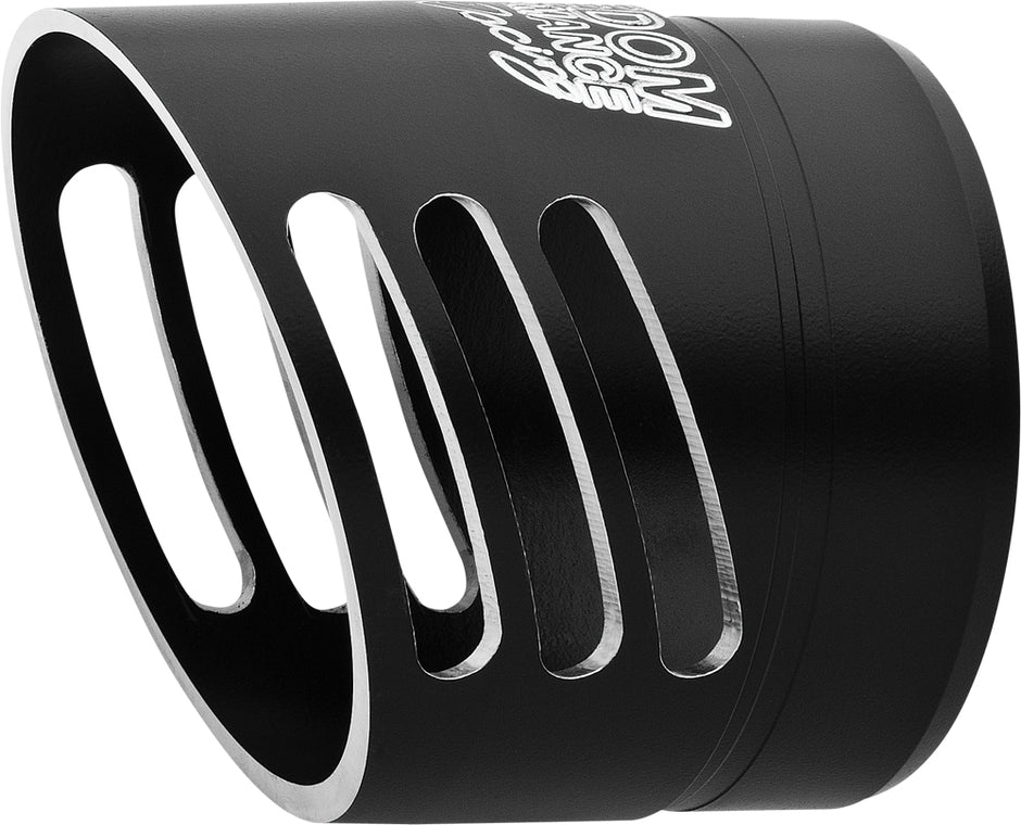 End Cap 4" Black Racing