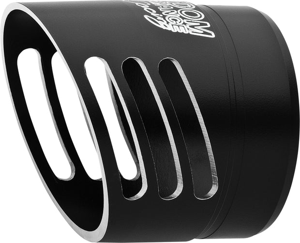 End Cap 4" Black Racing
