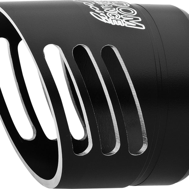 End Cap 4" Black Racing