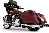 Eagle Slip Ons Chrome W/Blk Sculpt Tip `17 Up Flt/H