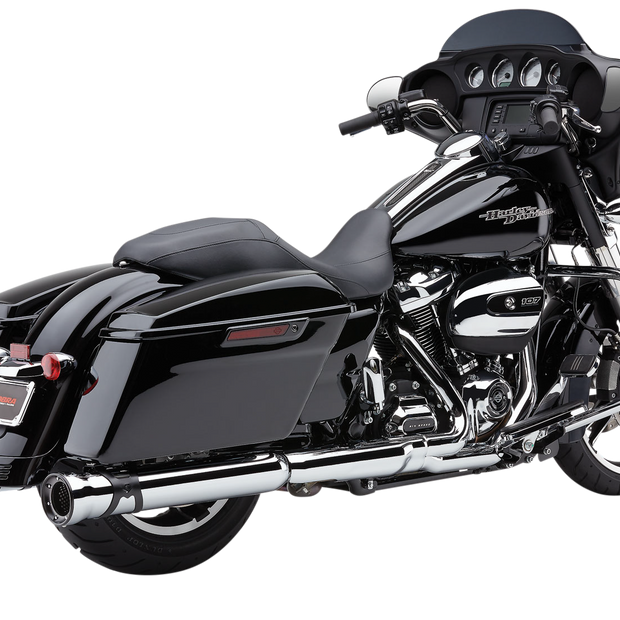 4" Race Pro Slip Ons Chrome Flh/Flt 17 22