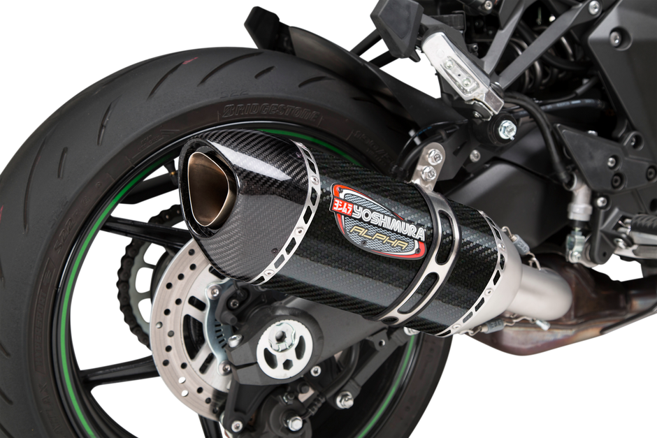 Exhaust Street Alpha Slip On Ss/Cf Kaw