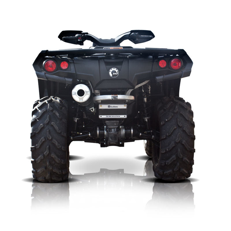 Titan Series Exhaust Slip On Stainless Steel Side Mount