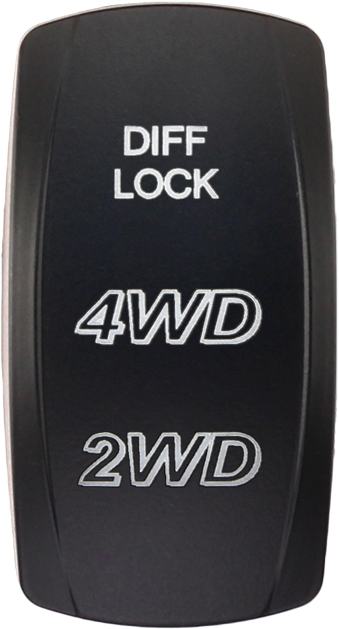 Dash Switch Rocker Face Diff Lock