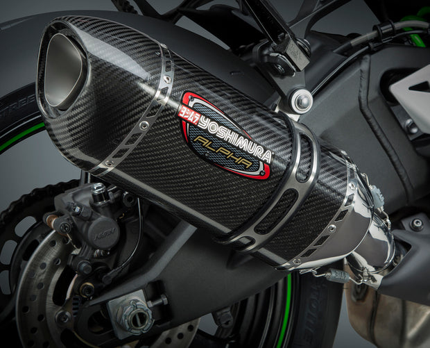 Street Alpha Slip On Exhaust Ss Cf Cf