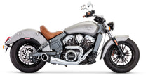 2 1 Turnout Chrome W/Blk Tip `14 Up Scout