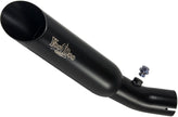 Single Shorty Slip On Exhaust Black