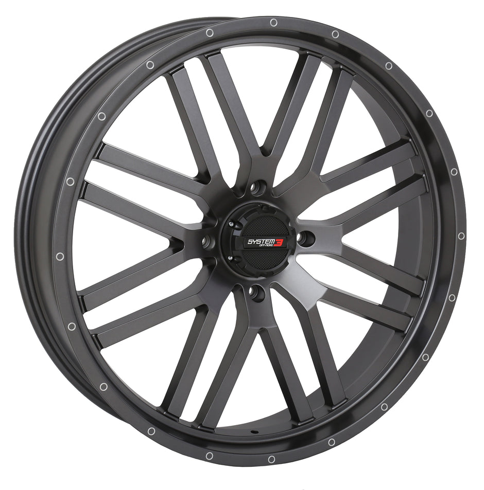 St3 Wheel 22x7 4+2.5 (+10mm) 4/137 Matte Gunmetal Grey