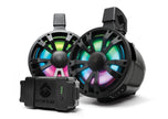 Extrmtower 2 Pk 8  Spkr 1 Amp Spkr + Btry  1 Non Amp Blk