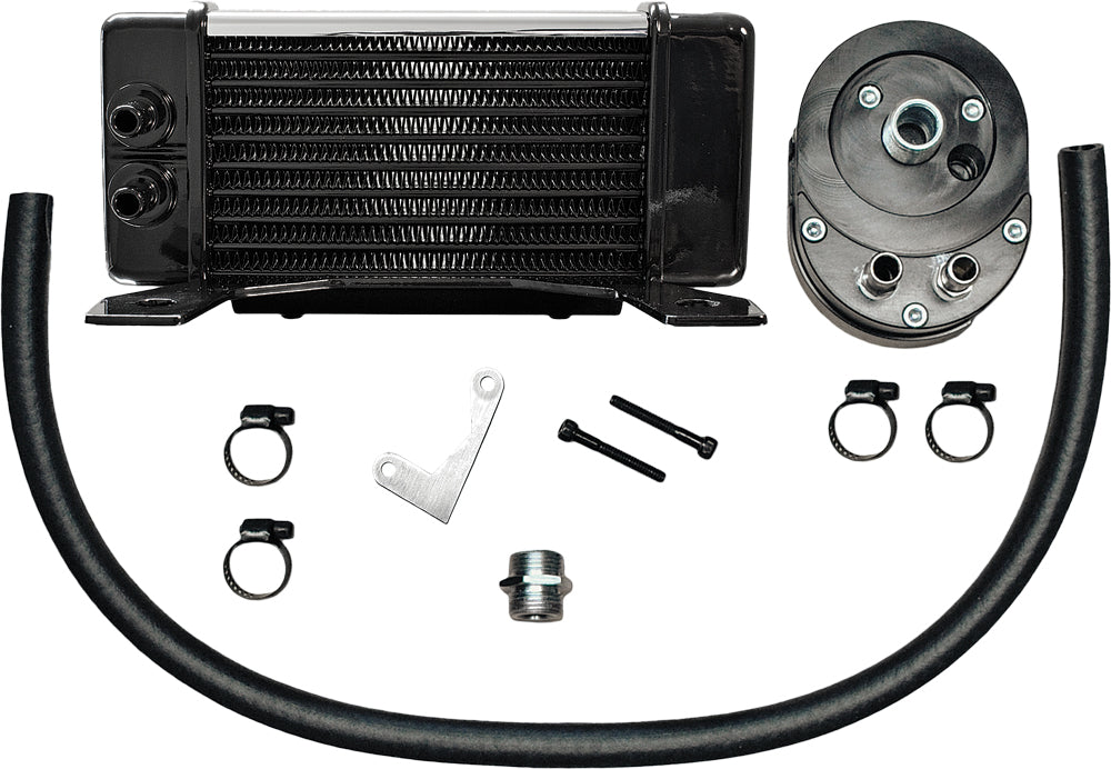 Lowmount 10 Row Oil Cooler Chrome