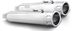 Eagle Slip Ons Chrome W/Chrome Tip `17 Up Flt/H