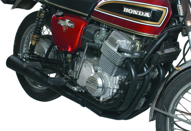 4 Into 1 Megaphone Exhaust System Black