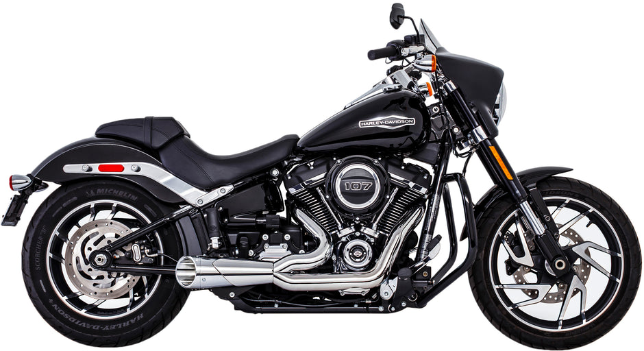Combat 2 1 Shorty Chrome W/Chrome Tip M8 Softail