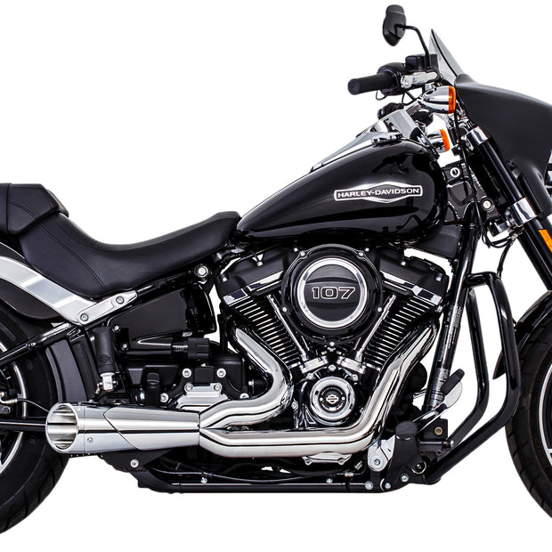 Combat 2 1 Shorty Chrome W/Chrome Tip M8 Softail