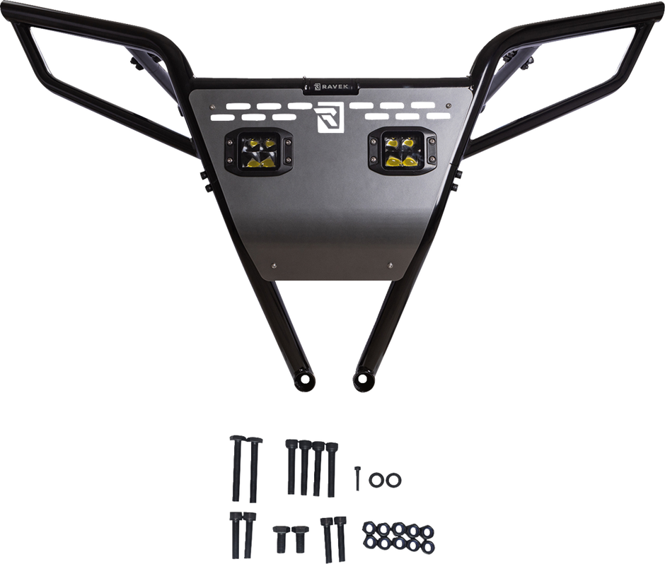 RAVEK Rear Bumper - Plug & Play Reverse LED Lighting - Polaris - RZR 64-308BKL