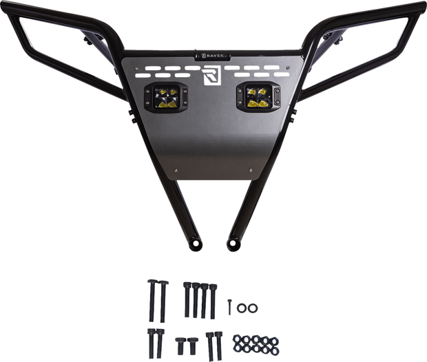 RAVEK Rear Bumper - Plug & Play Reverse LED Lighting - Polaris - RZR 64-308BKL