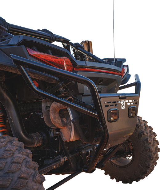 RAVEK Rear Bumper - Plug & Play Reverse LED Lighting - Polaris - RZR 64-308BKL