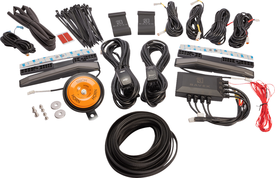RAVEK Turn Signal Kit - Amber - White Running Lights - RZR 64-507
