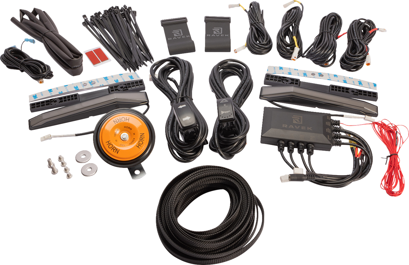 RAVEK Turn Signal Kit - Amber - White Running Lights - Commander 65-500