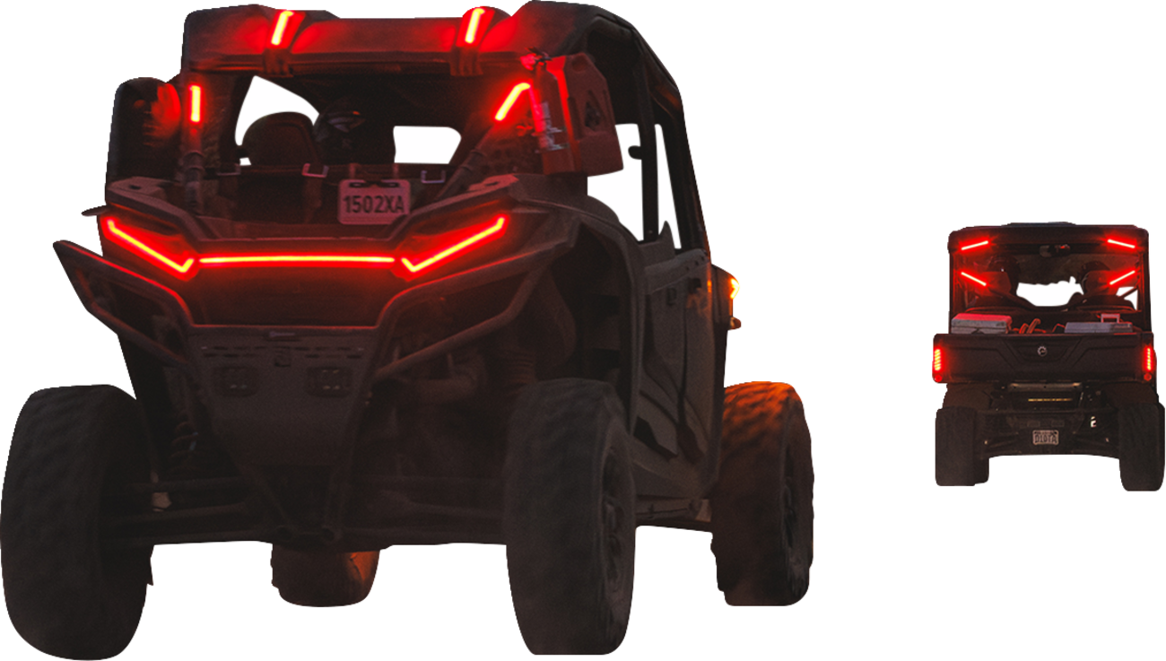 RAVEK Running/Brake Light - Red - Defender 65-101