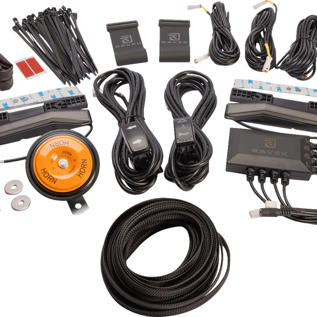 RAVEK Turn Signal Kit - Amber - White Running Lights - Talon 66-300