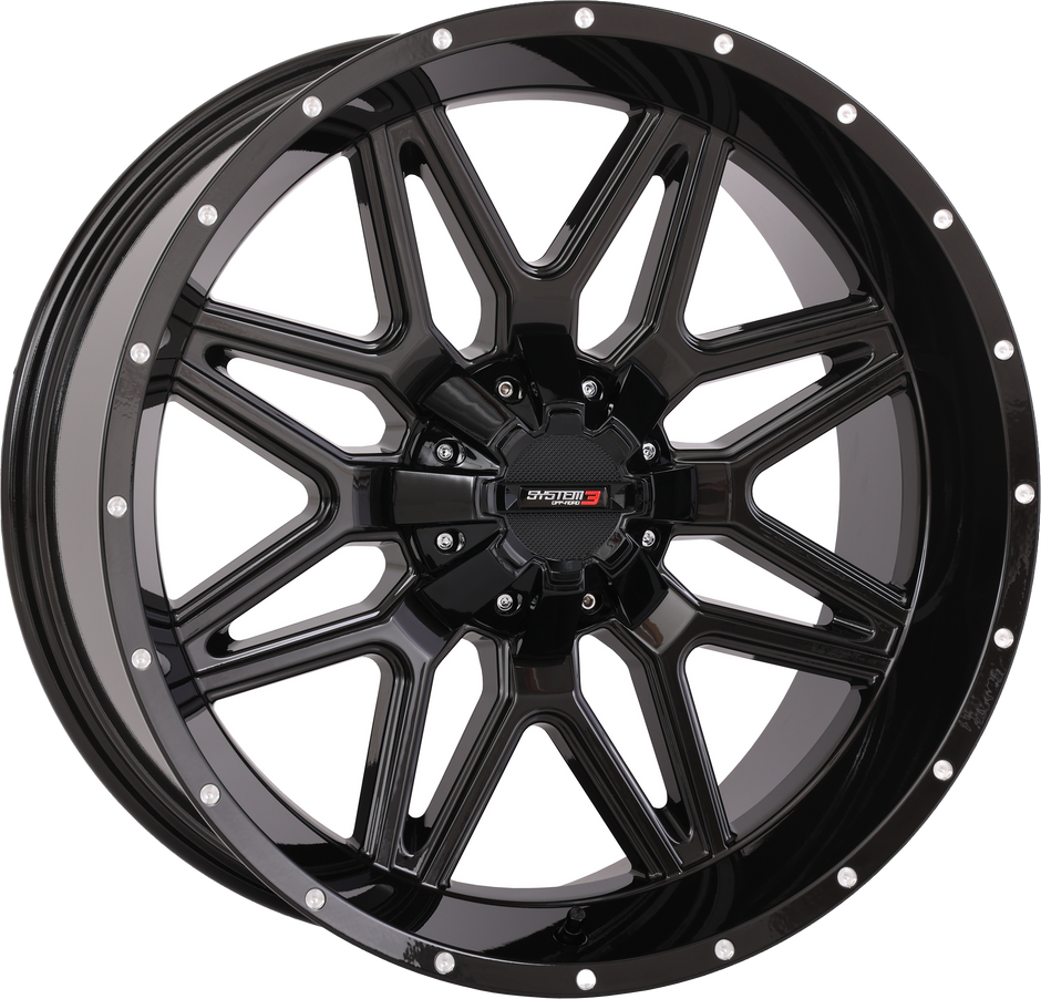 St7 Wheel 20x9 5+4 (0mm) 4/137 & 4/156 Gloss Black