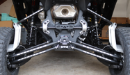 Rear Radius Rods Recut Blk