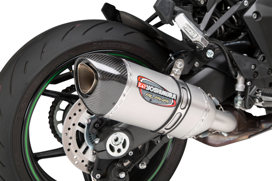 Exhaust Street Alpha Slip On Ss/Ss Kaw