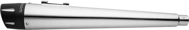 Combat Slip Ons 4.5" Chrome W/Black Tip Indian