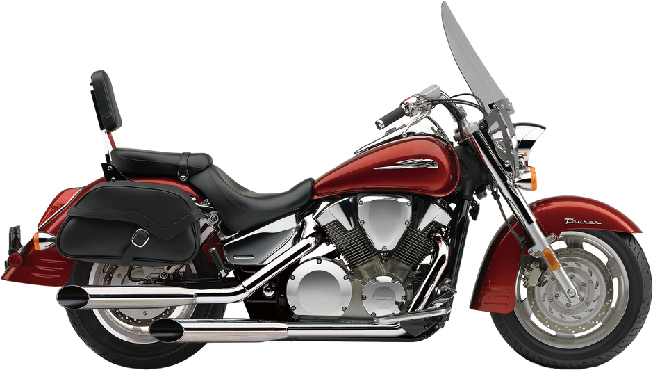 Blvd Slashcut Slip On Chrome Hon Vtx1300r/S/T 03 09