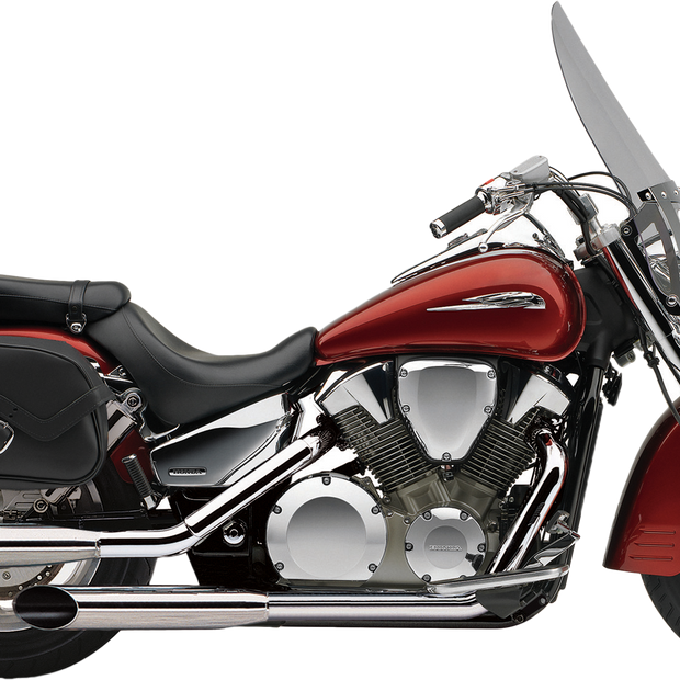 Blvd Slashcut Slip On Chrome Hon Vtx1300r/S/T 03 09