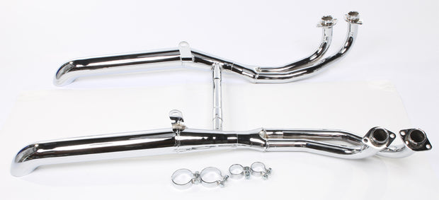 Full System 4/2 Megaphone Honda Chrome