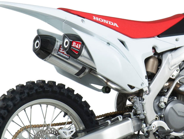 Rs 9 Header/Canister/End Cap Exhaust Dual Slip On Ss Al Cf