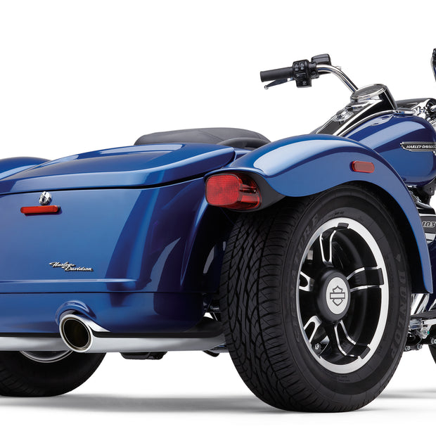 909 Twins 4" Slip Ons Chrome Freewheeler 15 22