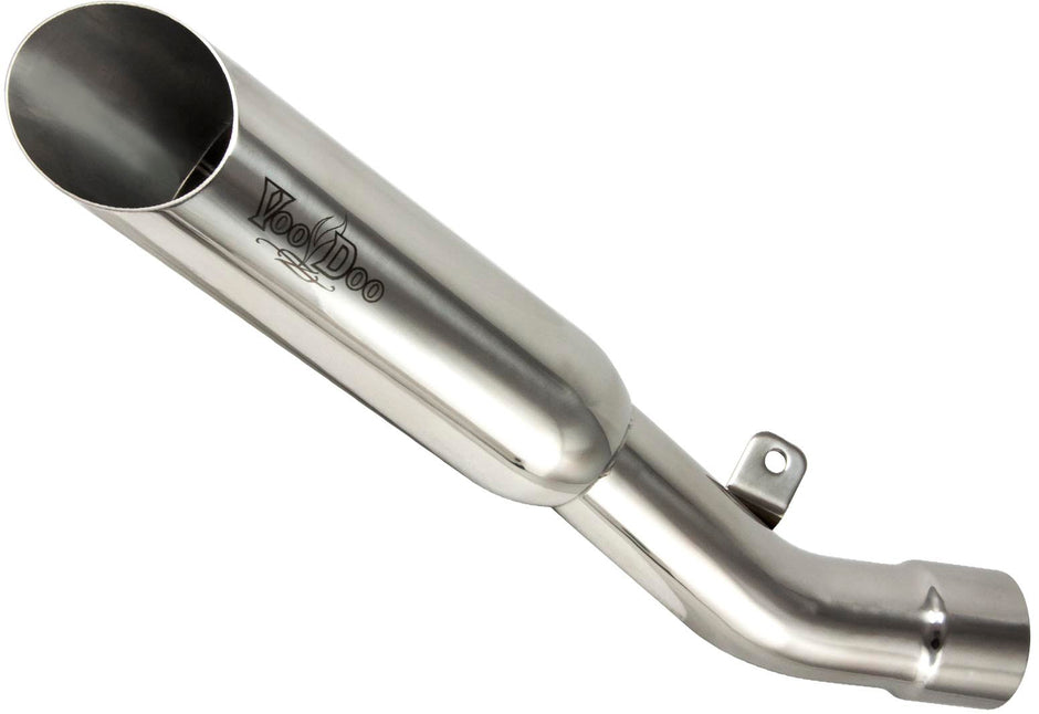 Single Shorty Slip On Exhaust Polished