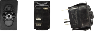 Dash Switch Body Single Acc W/Incdsnt