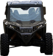 RAVEK Front Bumper/Skid Plate with White Lights - Black - RZR XP 1000 64-317BKL