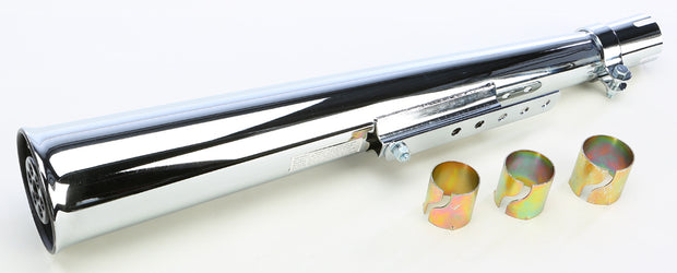 Upswept Left Megaphone Exhaust Muffler