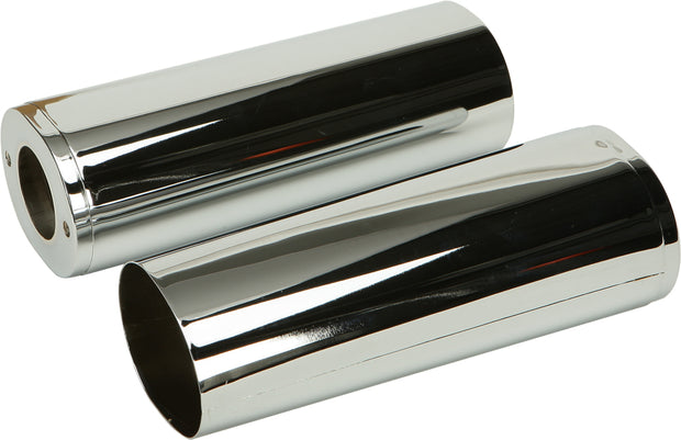 Uppr Fork Tube Cvrs Chrome +2" Touring 84 13 Flst 86 14