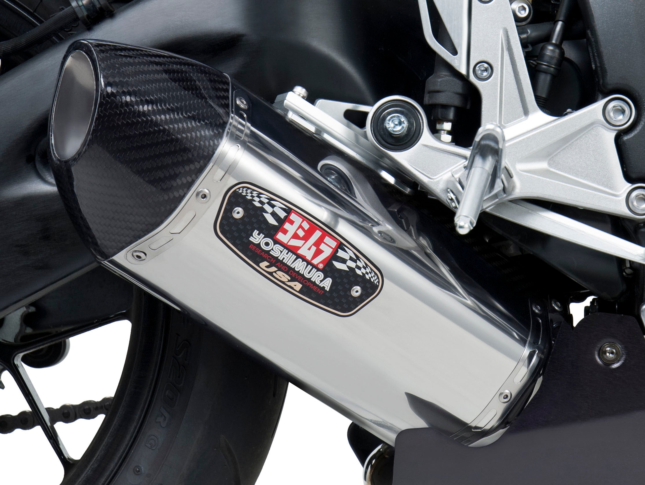 Exhaust Race R 77 Slip On Ss Ss Cf