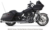 Comp S Slip On Tc Flh/Flt Chrome W/Black Endcap