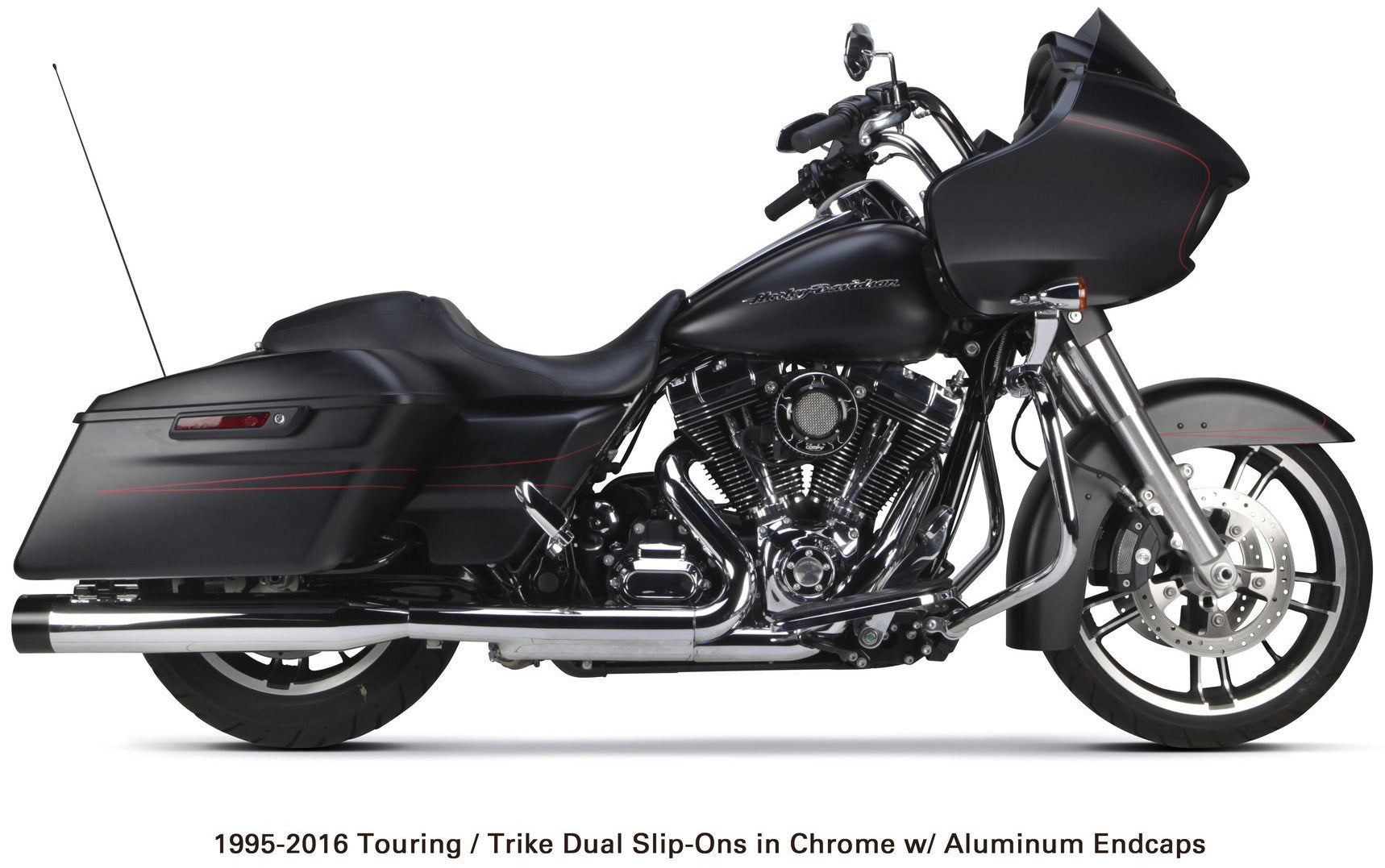 Comp S Slip On Tc Flh/Flt Chrome W/Black Endcap