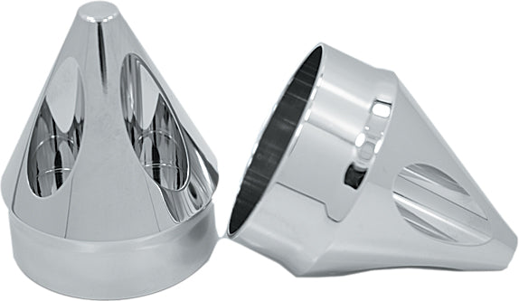 Axle Nut Cover Spike Chrome 7/8"