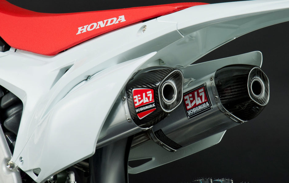 Rs 9 Header/Canister/End Cap Exhaust Dual System Ss Al Cf