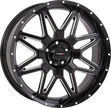 St7 Wheel 20x7 4+3 (+10mm) 5/4.5 Gloss Black Milled