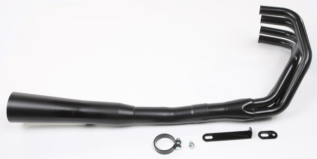4 Into 1 Megaphone Exhaust System Black