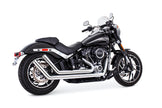 Upsweep W/Star End Cap Chrome M8 Softail